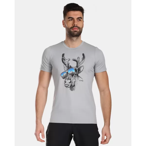 Tricou funcțional pentru bărbați KILPI LISMAIN-M VM0305KI GRI DESCHIS 