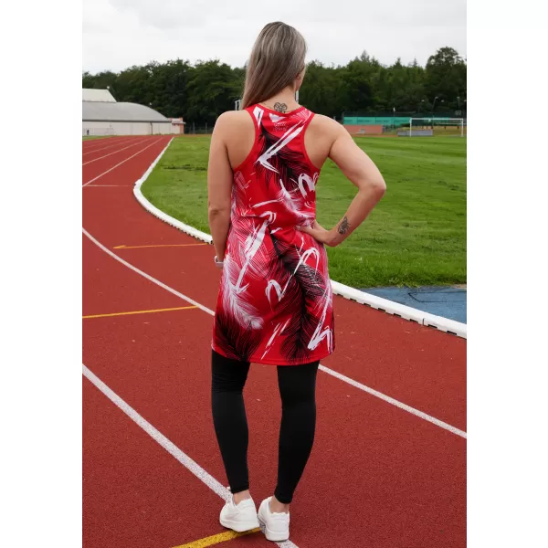 Rochie vestă funcțională premium pentru femei ALTISPORT VOJ/ALW001SAT01 ROȘU 