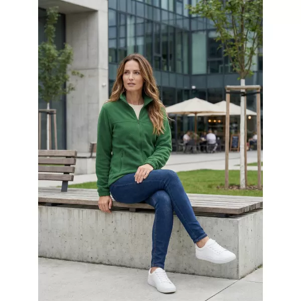  Hanorac de damă din fleece ALTISPORT NP/ALW405 STICLA VERDE 