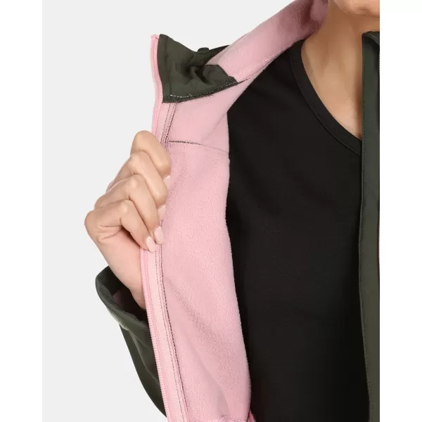  Jachetă softshell pentru femei KILPI RAVIA-W VL0109KI VERDE ÎNCHIS 