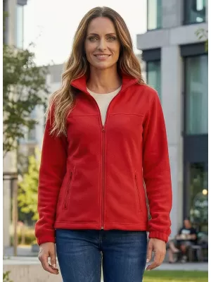 Hanorac de damă din fleece ALTISPORT NP/ALW405 ROȘU
