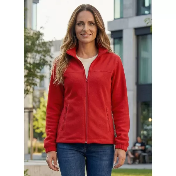  Hanorac de damă din fleece ALTISPORT NP/ALW405 ROȘU 