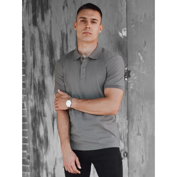  Mens t -thirt cu guler DSTREET PX0599 ALBASTRU ÎNCHIS 