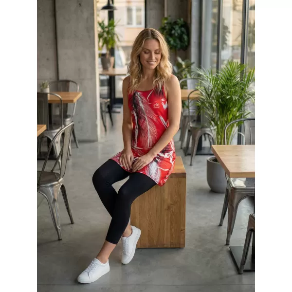  Rochie vestă funcțională premium pentru femei ALTISPORT VOJ/ALW001SAT01 ROȘU 