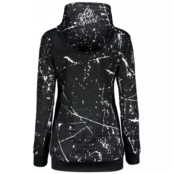  Hanorac funcțional premium pentru femei ALTISPORT VOJ/ALW034MI01 NEGRU 