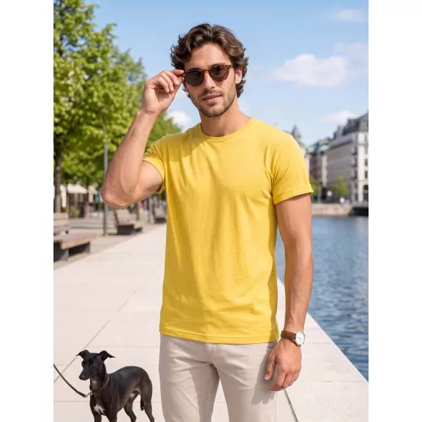  Tricou pentru bărbați ALTISPORT NoPrint NP/ALM361 EVIDENȚIERE GALBENĂ 