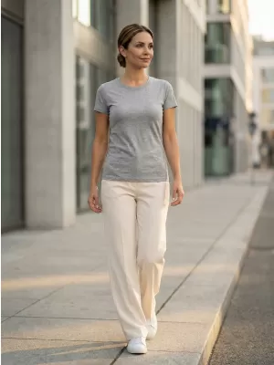 Tricou pentru femei ALTISPORT NP/ALW331 EVIDENȚIERI GRI ÎNCHIS