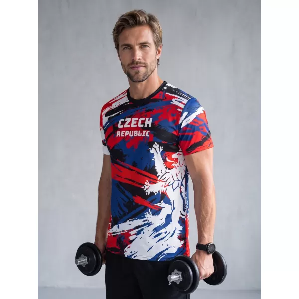  Tricou funcțional premium pentru bărbați ALTISPORT x CZE VOJ/ALM036TR01 CEH 