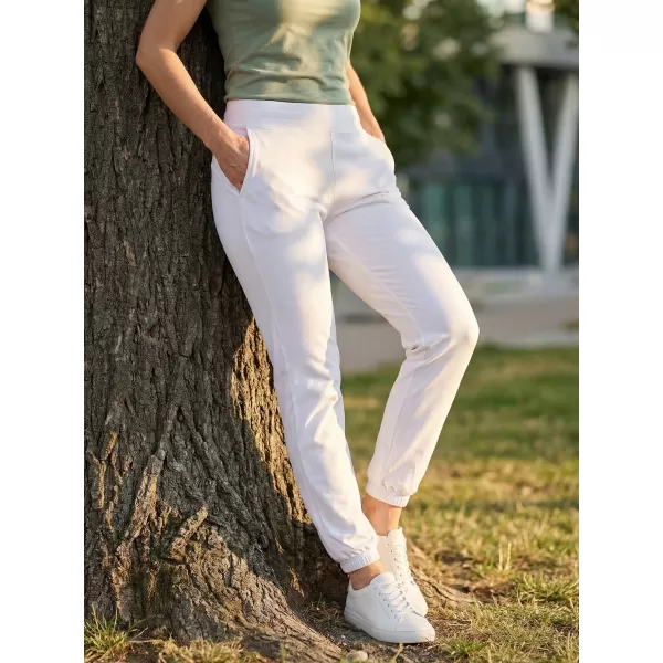  Pantaloni de trening pentru femei ALTISPORT NP/ALW306 ALB 