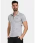 Tricou pentru bărbați cu guler KILPI GIVRY-M VM0304KI GRI DESCHIS