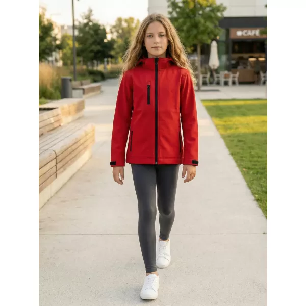  Jachetă softshell pentru copii ALTISPORT NP/ALK535 ROȘU 