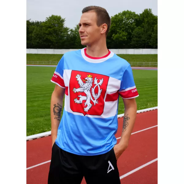  Tricou funcțional premium pentru bărbați ALTISPORT x CZE VOJ/ALM032TR01 RETRO 