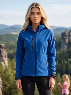 Jachetă softshell pentru femei ALTISPORT NP/ALW125 ALBASTRU REGAL