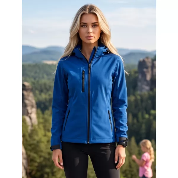  Jachetă softshell pentru femei ALTISPORT NP/ALW125 ALBASTRU REGAL 