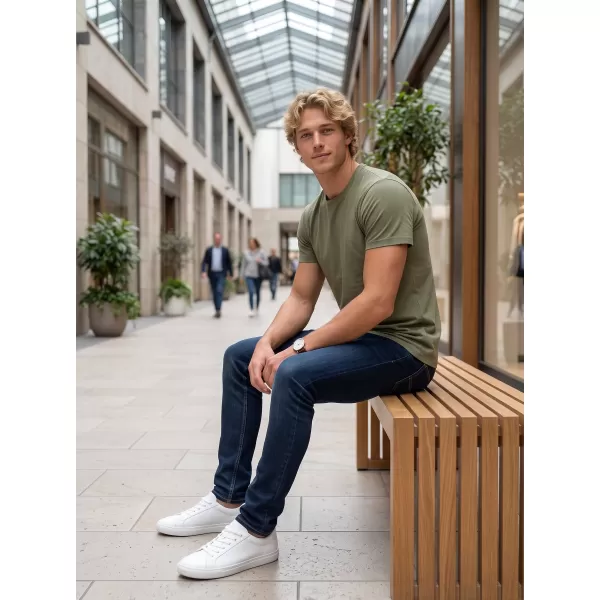  Tricou pentru bărbați ALTISPORT NP/ALM921 KAKI DESCHIS 