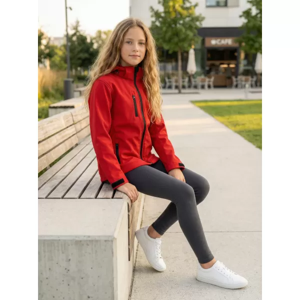  Jachetă softshell pentru copii ALTISPORT NP/ALK535 ROȘU 