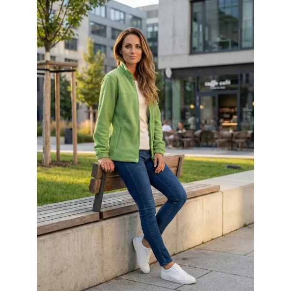  Hanorac de damă din fleece ALTISPORT NP/ALW405 IARBA VERDE 