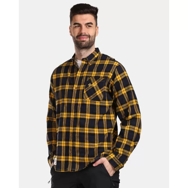  Cămașă pentru bărbați KILPI FLANNY-M VM0380KI CHIHLIMBAR 