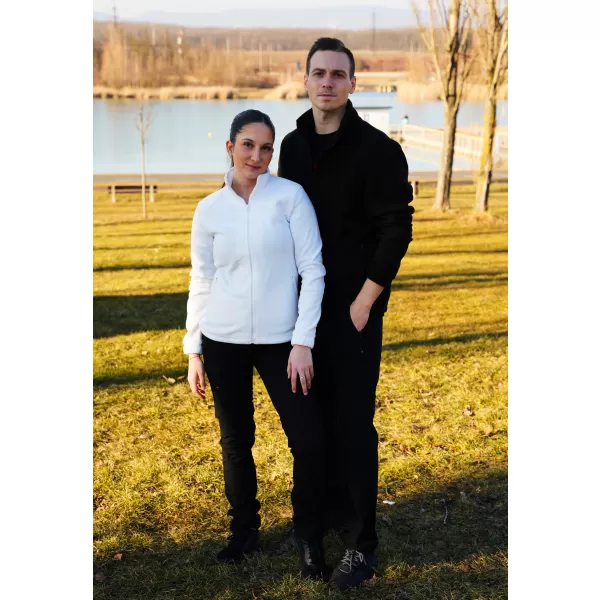 Hanorac de damă din fleece ALTISPORT NP/ALW405 ALB 