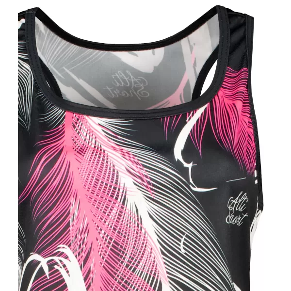  Rochie vestă funcțională premium pentru femei ALTISPORT VOJ/ALW001SAT01 NEGRU ROZ 