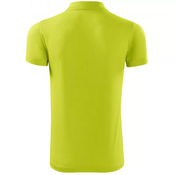  Tricou pentru bărbați cu guler ALTISPORT NoPrint NP/ALM712 LĂMÂIE VERDE 