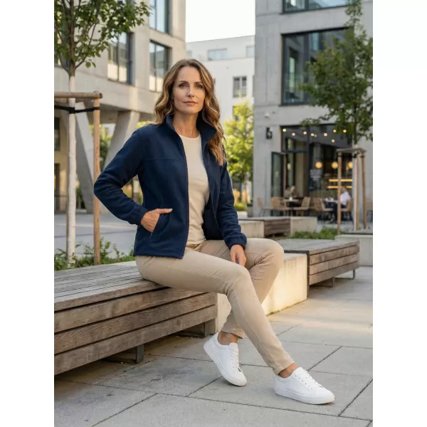  Hanorac de damă din fleece ALTISPORT NP/ALW405 ALBASTRU MARIN 