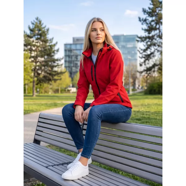  Jachetă softshell pentru femei ALTISPORT NP/ALW125 ROȘU 