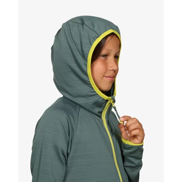  Hanorac fleece pentru băieți KILPI MEMPHIS-JB VJ0201KI KAKI 