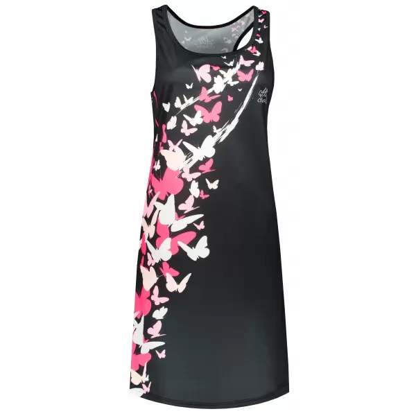  Rochie vestă funcțională premium pentru femei ALTISPORT VOJ/ALW022SAT01 NEGRU ROZ 