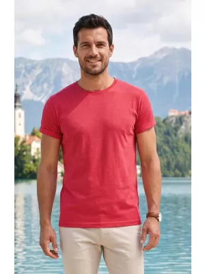 Tricou pentru bărbați ALTISPORT NoPrint NP/ALM361 EVIDENȚIERE ROȘIE