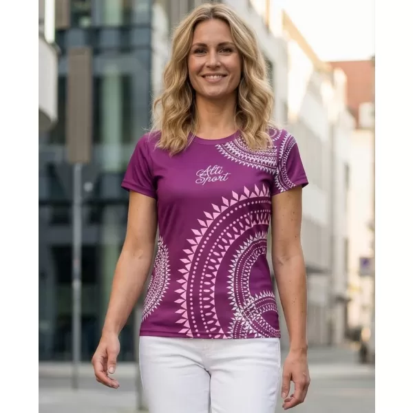  Tricou funcțional premium pentru femei ALTISPORT VOJ/ALW033TR01 FUCSIE 