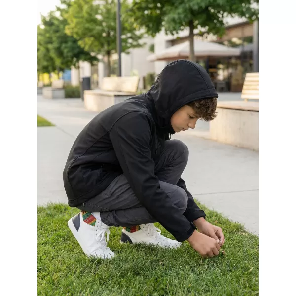  Jachetă softshell pentru copii ALTISPORT NP/ALK535 NEGRU 