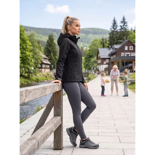  Jachetă softshell pentru femei ALTISPORT NP/ALW125 NEGRU 