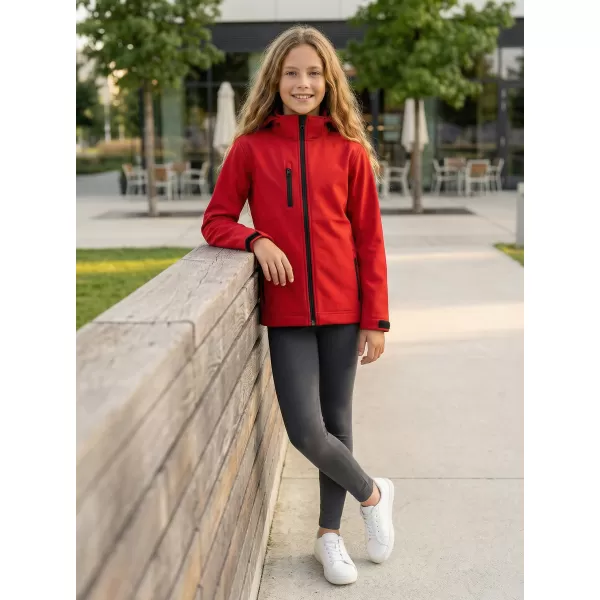  Jachetă softshell pentru copii ALTISPORT NP/ALK535 ROȘU 