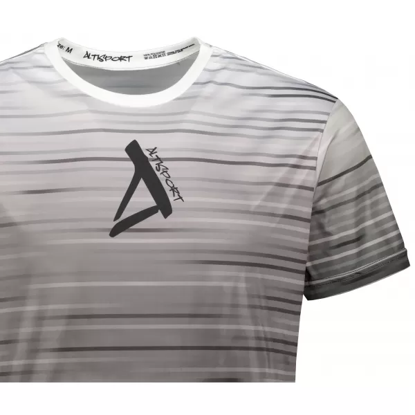  Tricou premium pentru bărbați ALTISPORT VOJ/ALM031TR01 ALB-NEGRU 