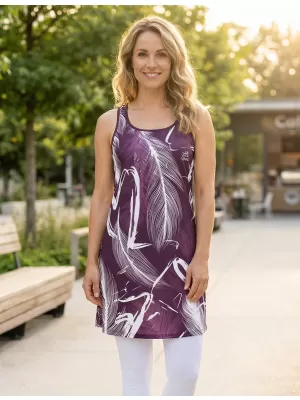 Rochie vestă funcțională premium pentru femei ALTISPORT VOJ/ALW001SAT01 VIOLET