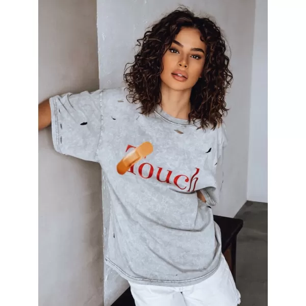  Cămaşă DSTREET TOUCH RY2629 GRI DESCHIS 