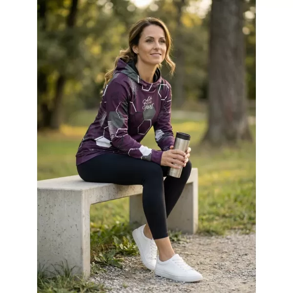  Hanorac funcțional premium pentru femei ALTISPORT VOJ/ALW037MI01 VIOLET 