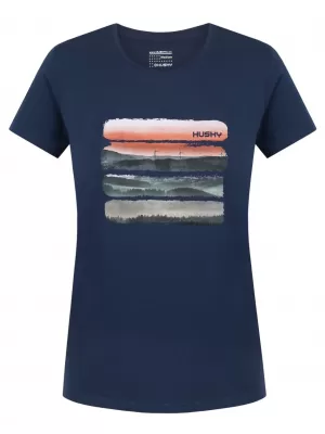 Tricou pentru femei HUSKY TEE VANE L ALBASTRU ÎNCHIS