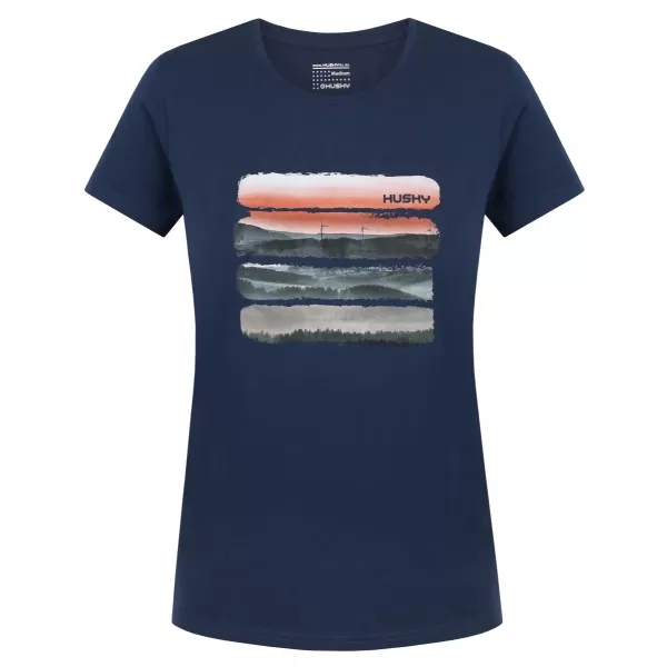  Tricou pentru femei HUSKY TEE VANE L ALBASTRU ÎNCHIS 