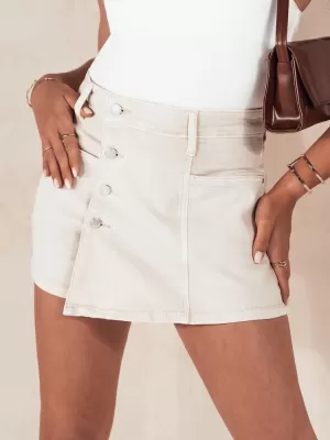 Pantaloni scurţi DSTREET SUMERLUXE SY0374 BEJ