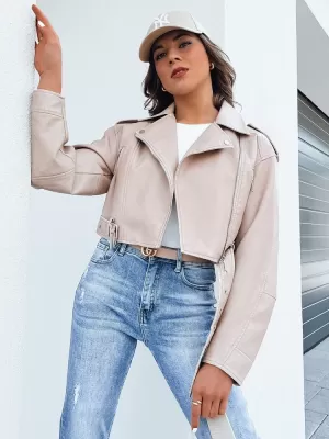 Sacou din piele DSTREET BADEN TY4336 BEJ