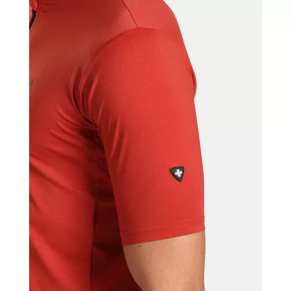  Tricou de ciclism pentru bărbați KILPI CAVALET-M VM0357KI ROȘU ÎNCHIS 