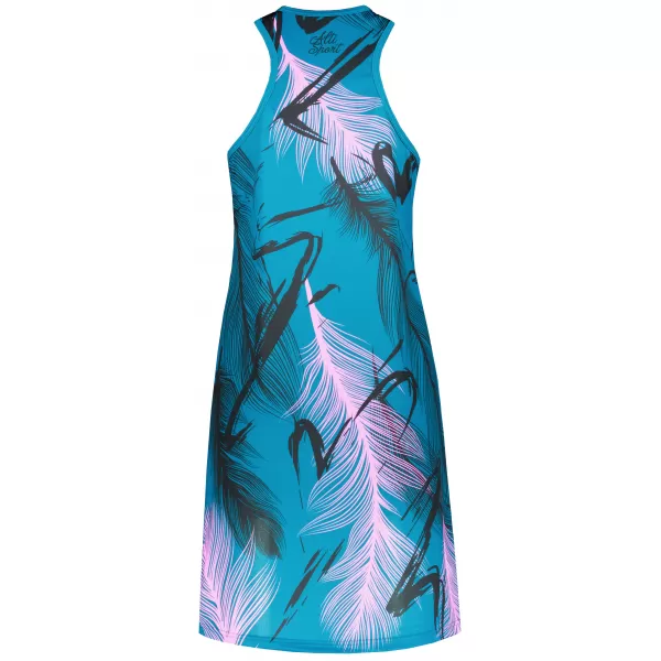  Rochie vestă funcțională premium pentru femei ALTISPORT VOJ/ALW001SAT01 BENZINĂ/ROZ DESCHIS 