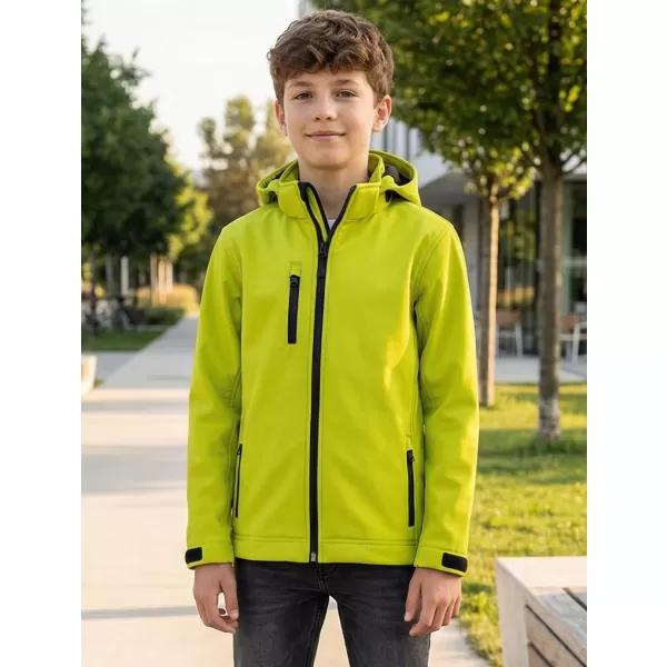  Jachetă softshell pentru copii ALTISPORT NP/ALK535 LĂMÂIE VERDE 