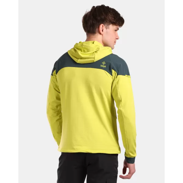  Hanorac pentru bărbați din fleece KILPI MEMPHIS-M VM0201KI VERDE DESCHIS 