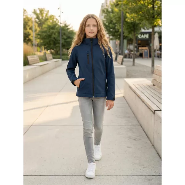  Jachetă softshell pentru copii ALTISPORT NP/ALK535 ALBASTRU MARIN 