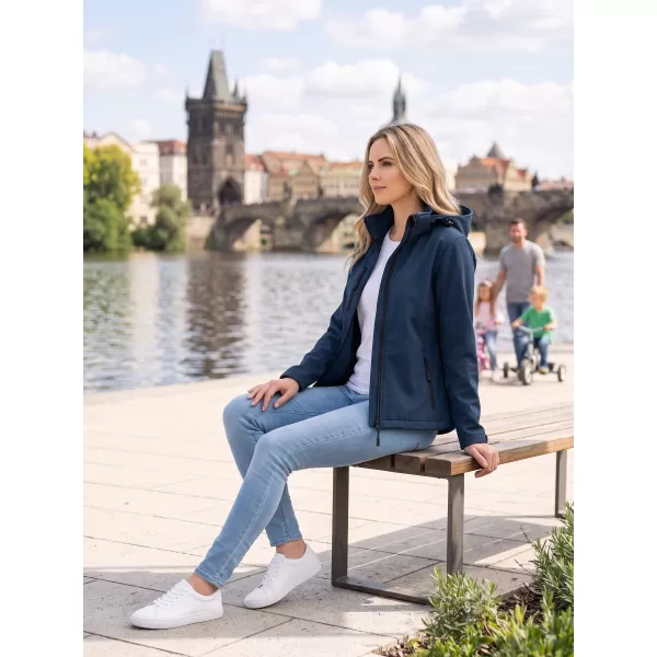  Jachetă softshell pentru femei ALTISPORT NP/ALW125 ALBASTRU MARIN 
