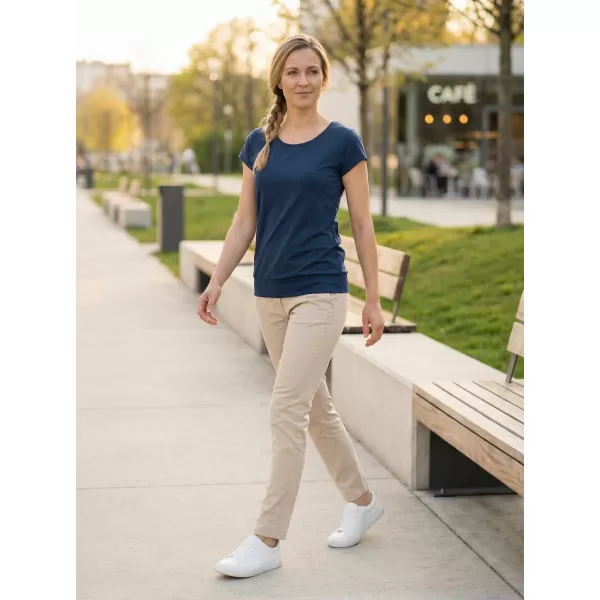  Tricou pentru femei ALTISPORT NP/ALW021 ALBASTRU MIEZUL NOPȚII 