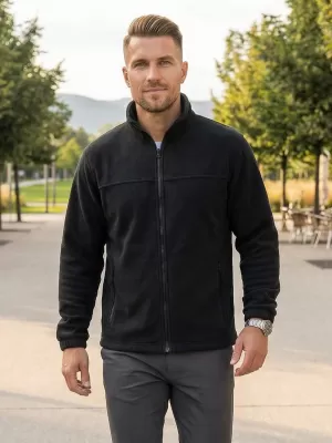 Hanorac pentru bărbați din fleece ALTISPORT NP/ALM105 GRI ABANOS